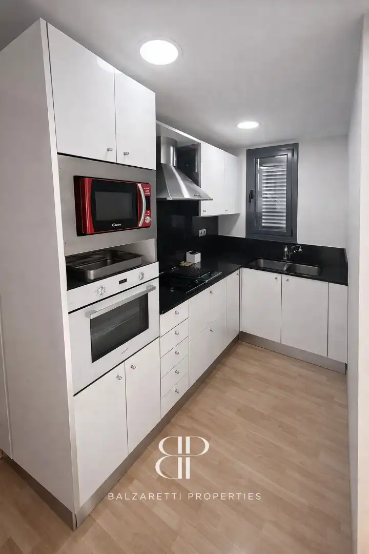 Kitchen of Flat for sale in Alella  with Heating, Terrace and Furnished