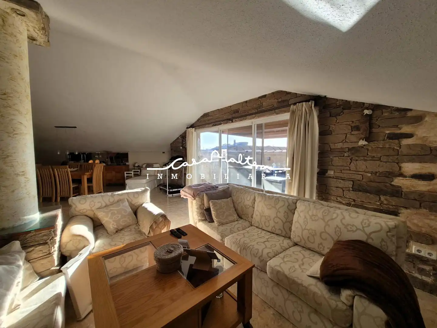 Sala d'estar de Àtic en venda en Altea amb Aire condicionat, Terrassa i Traster