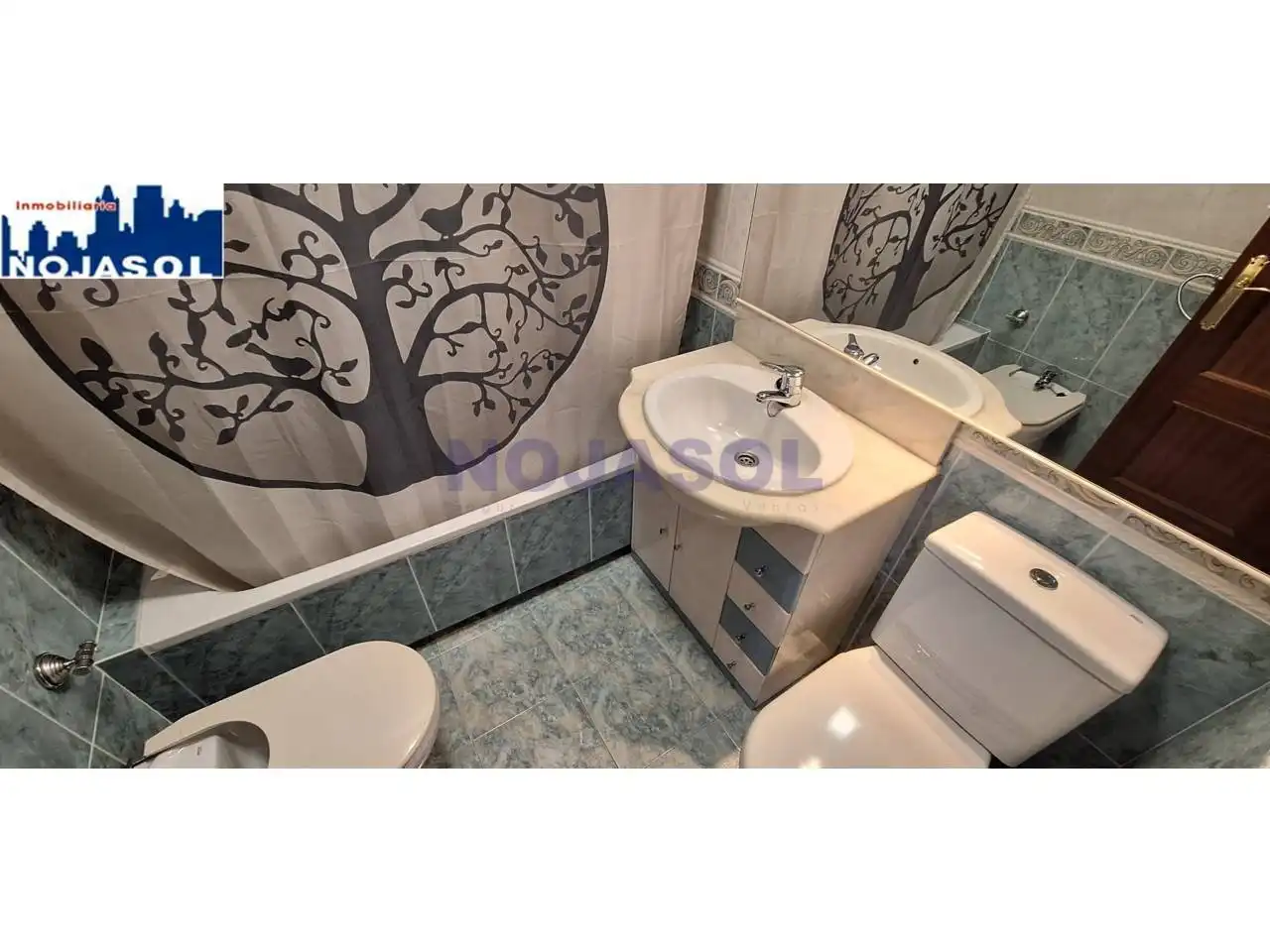 Baño de Apartamento de alquiler en Noja con Calefacción, Terraza y Amueblado