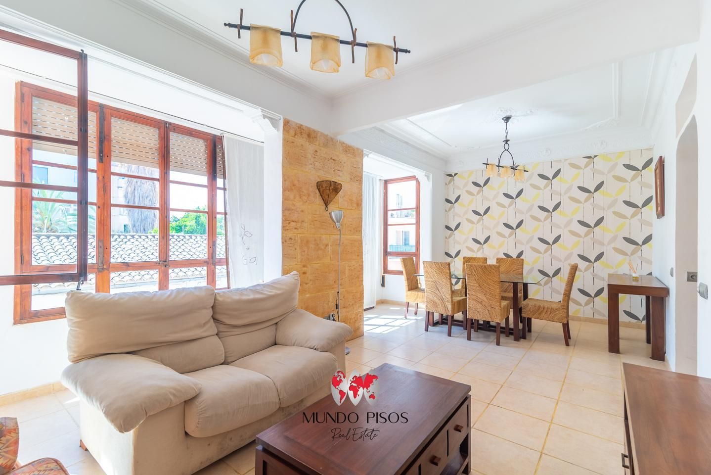 Sala de estar de Piso en venta en  Palma de Mallorca con Aire acondicionado, Calefacción y Parquet
