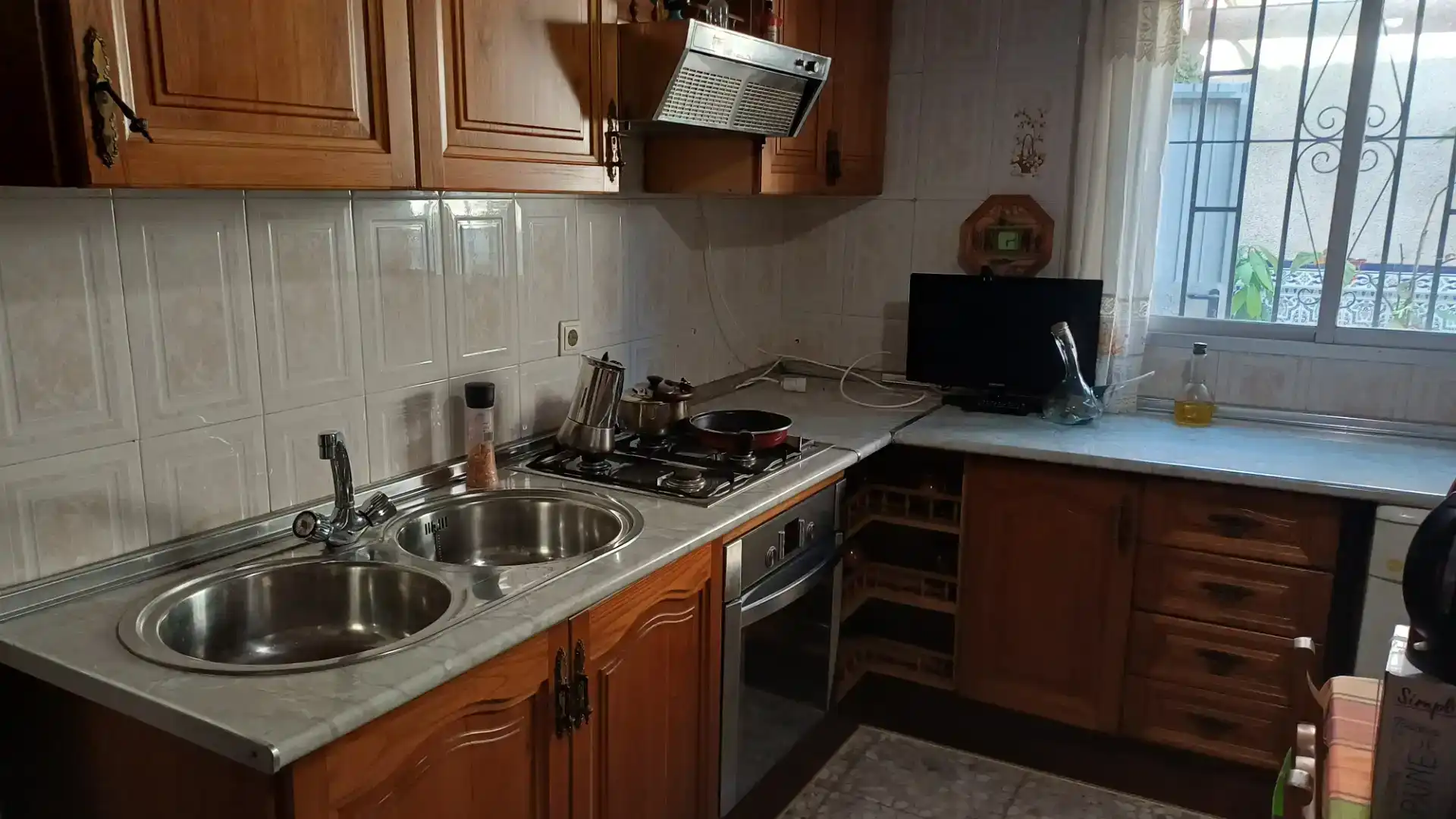 Cocina de Casa o chalet en venta en Algeciras con Aire acondicionado