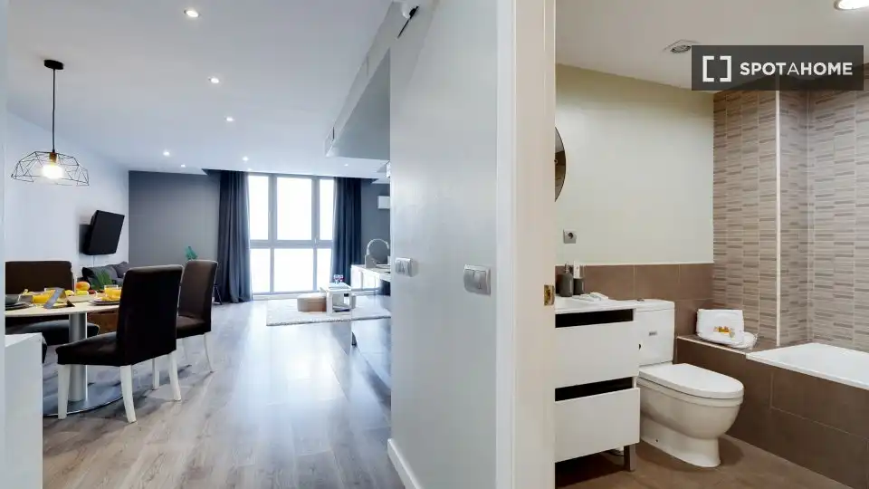 Piso de alquiler en Barcelona con Aire acondicionado, Calefacción y Amueblado