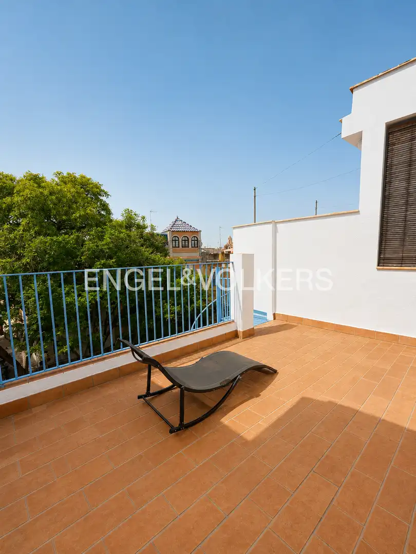 Terraza de Casa adosada en venta en Sevilla con Aire acondicionado, Calefacción y Terraza