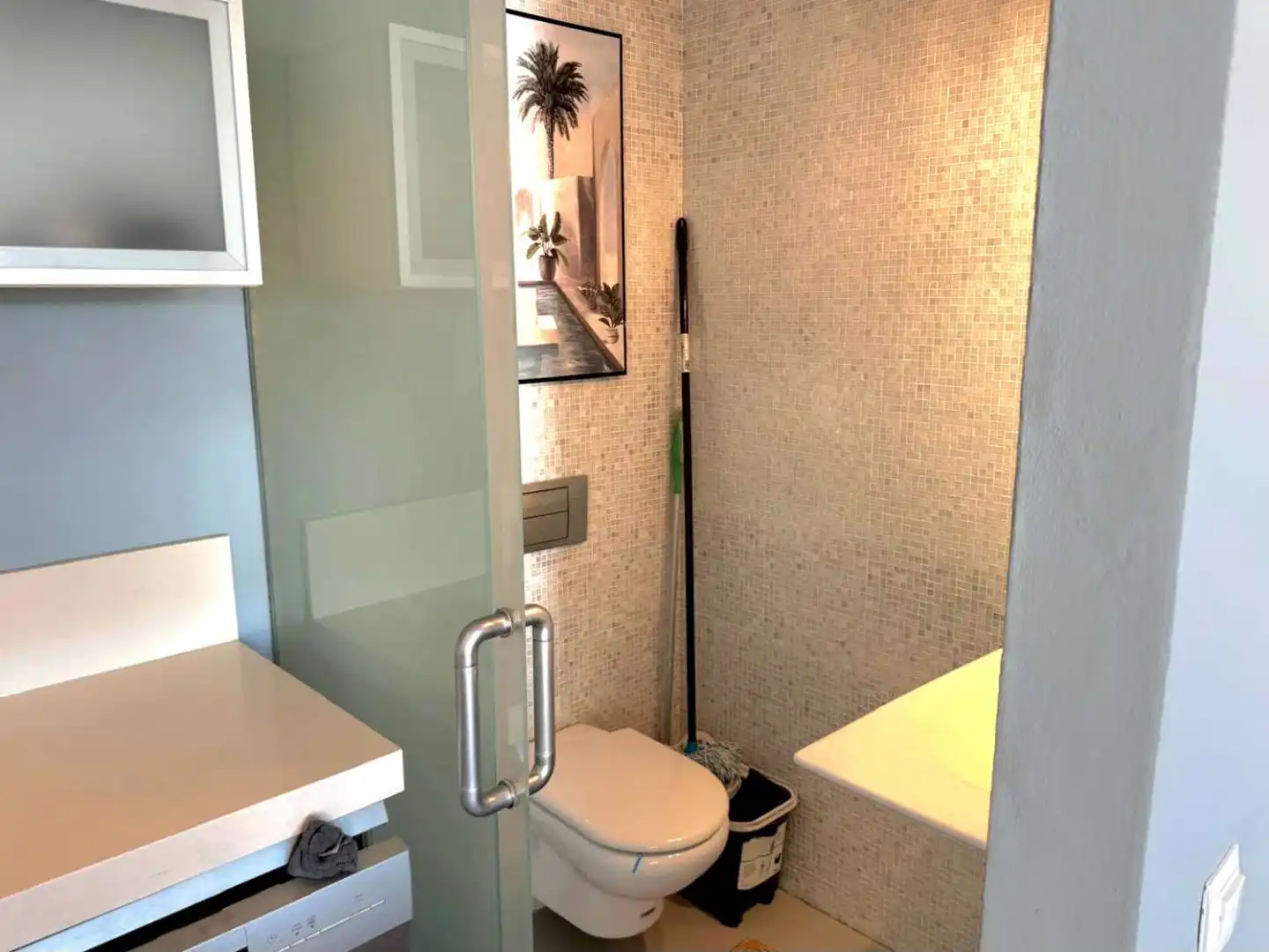 Bathroom of Duplexes for rent in Santa Eulària des Riu  with Air Conditioner, Heating and Terrace