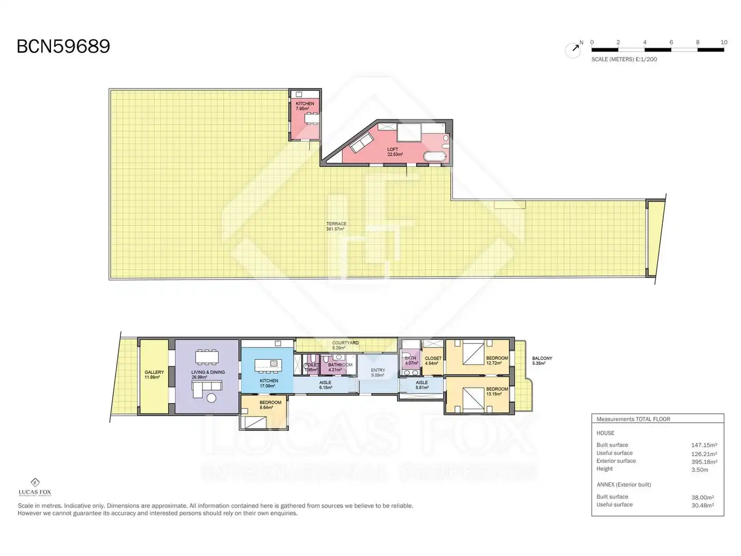 Flat for sale in Barcelona  with Air Conditioner, Private garden and Terrace