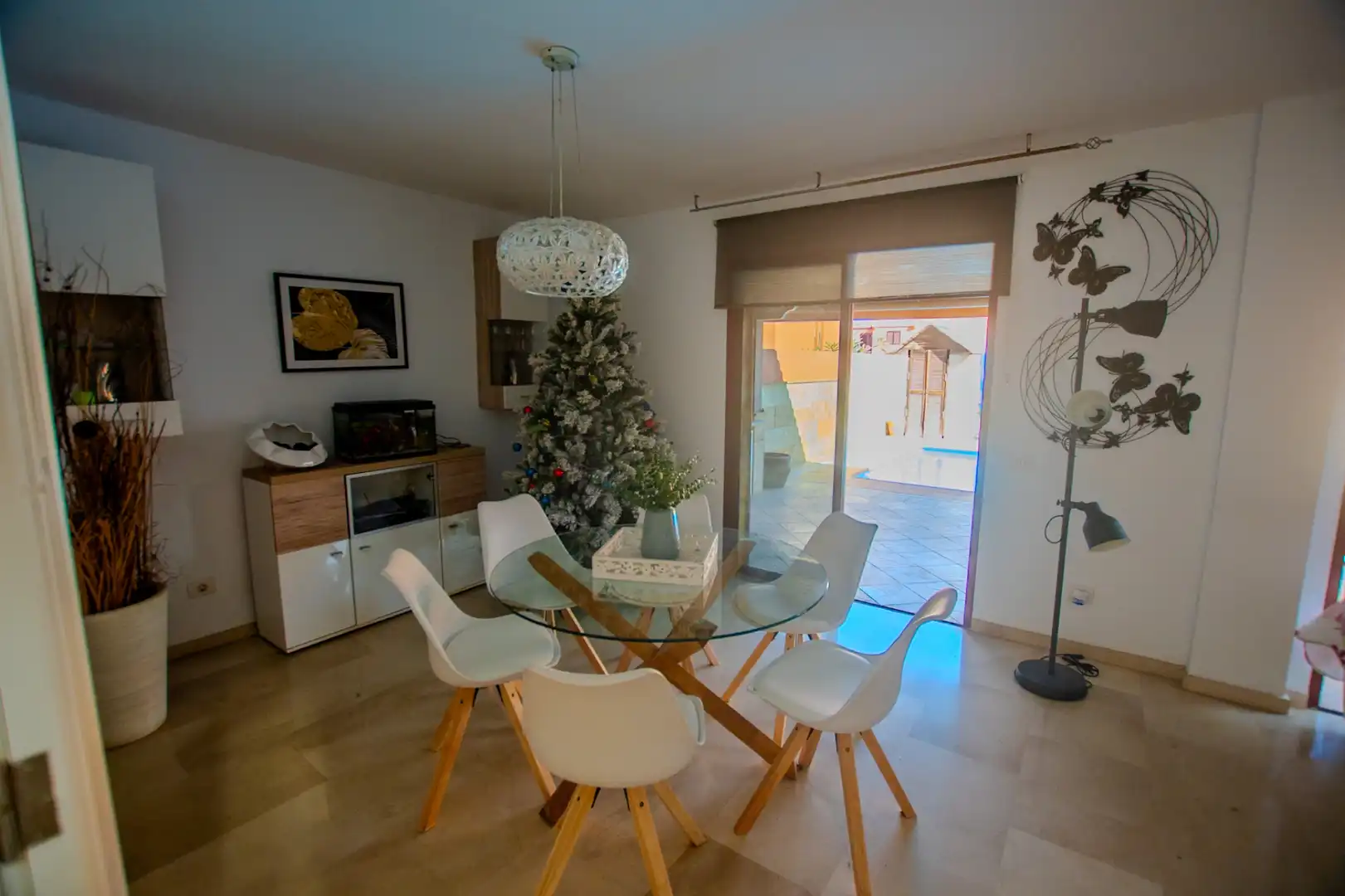 Menjador de Casa o xalet en venda en Gáldar amb Terrassa i Piscina