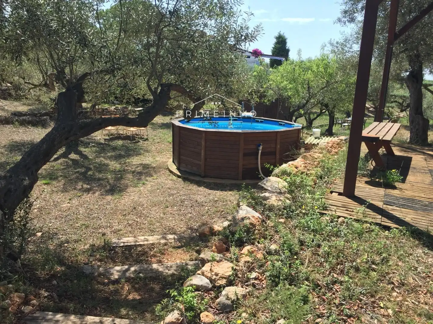 Piscina de Finca rústica en venta en Camarles con Calefacción, Terraza y Trastero