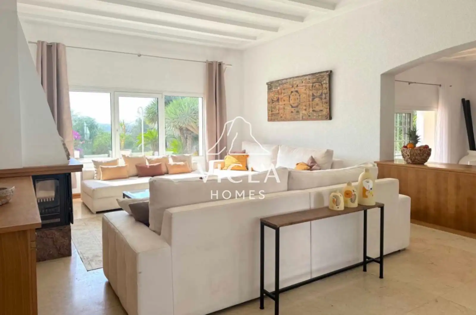 Sala de estar de Casa o chalet en venta en Santa Eulària des Riu con Aire acondicionado, Calefacción y Terraza