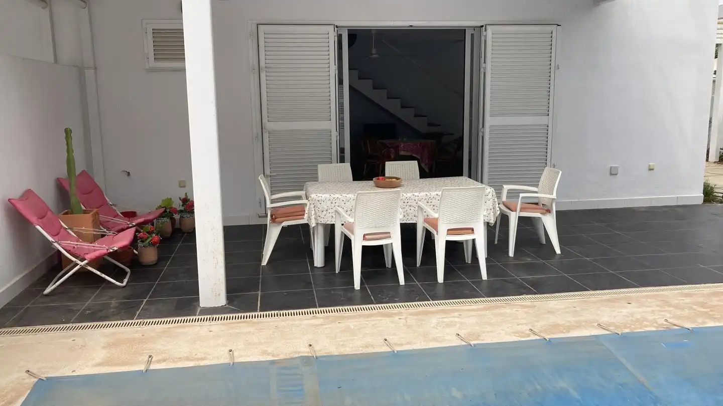 Terrassa de Casa o xalet de lloguer en Vera amb Aire condicionat, Jardí privat i Terrassa