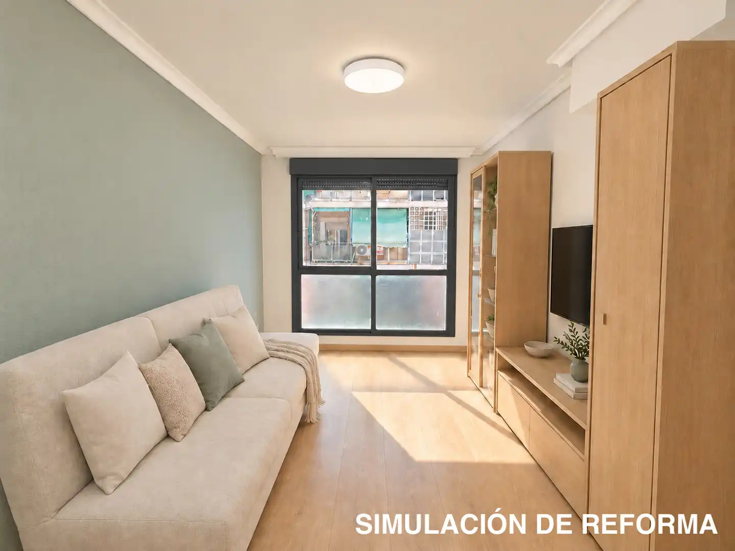 Sala de estar de Piso en venta en Villaverde