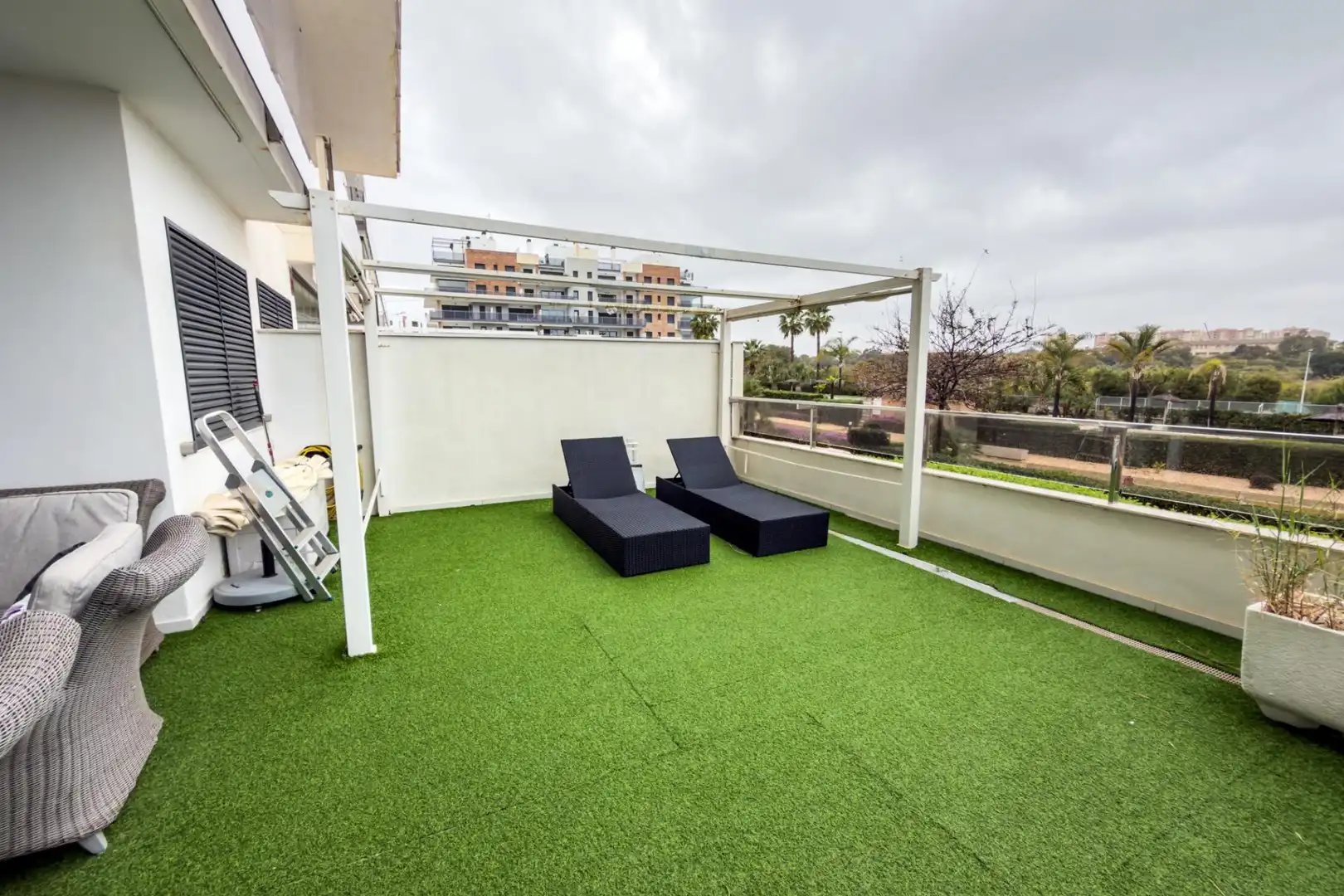 Terrace of Ground floor for sale in Pilar de la Horadada  with Air Conditioner, Heating and Private garden