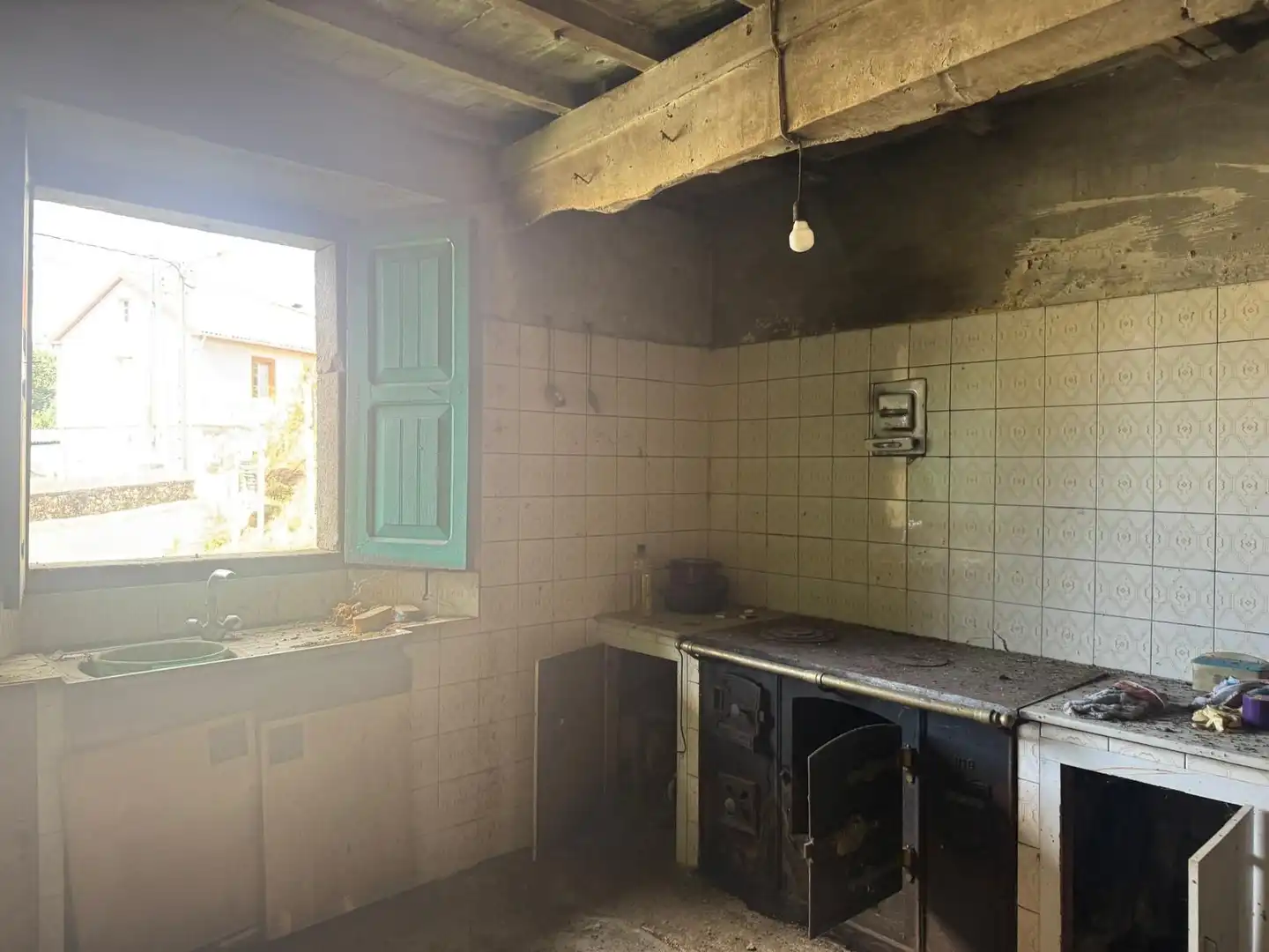 Cuina de Finca rústica en venda en Vilarmaior amb Jardí privat i Terrassa