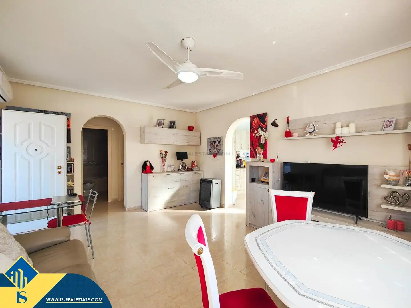 Sala de estar de Casa o chalet en venta en Rojales con Jardín privado, Terraza y Amueblado
