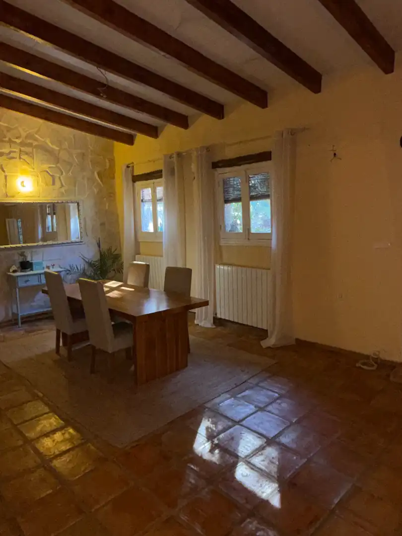 Dining room of Country homes for sale in Castell de Castells  with Air Conditioner, Heating and Private garden