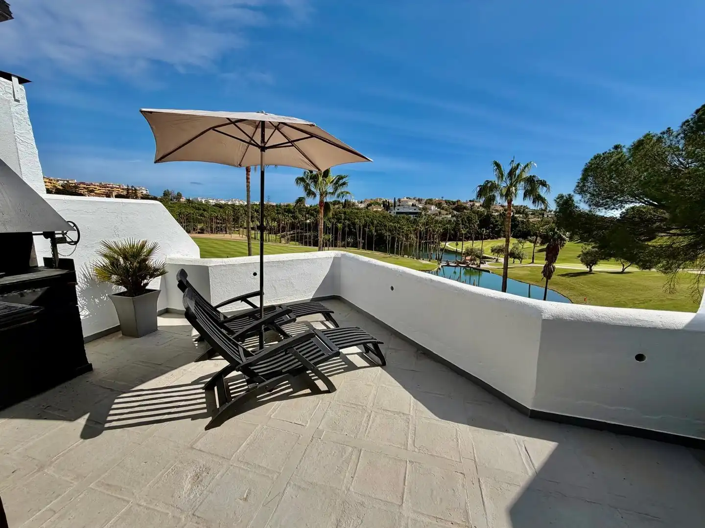 Terrassa de Casa adosada en venda en Benalmádena amb Aire condicionat, Jardí privat i Terrassa