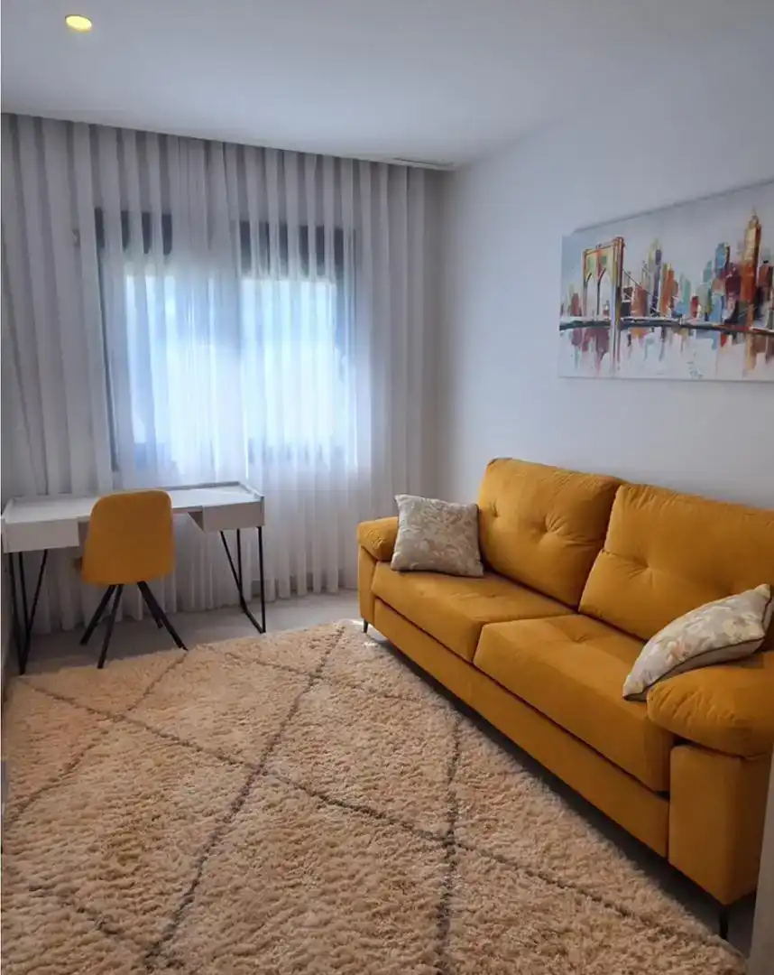 Sala d'estar de Casa o xalet en venda en Finestrat amb Aire condicionat, Piscina i Balcó