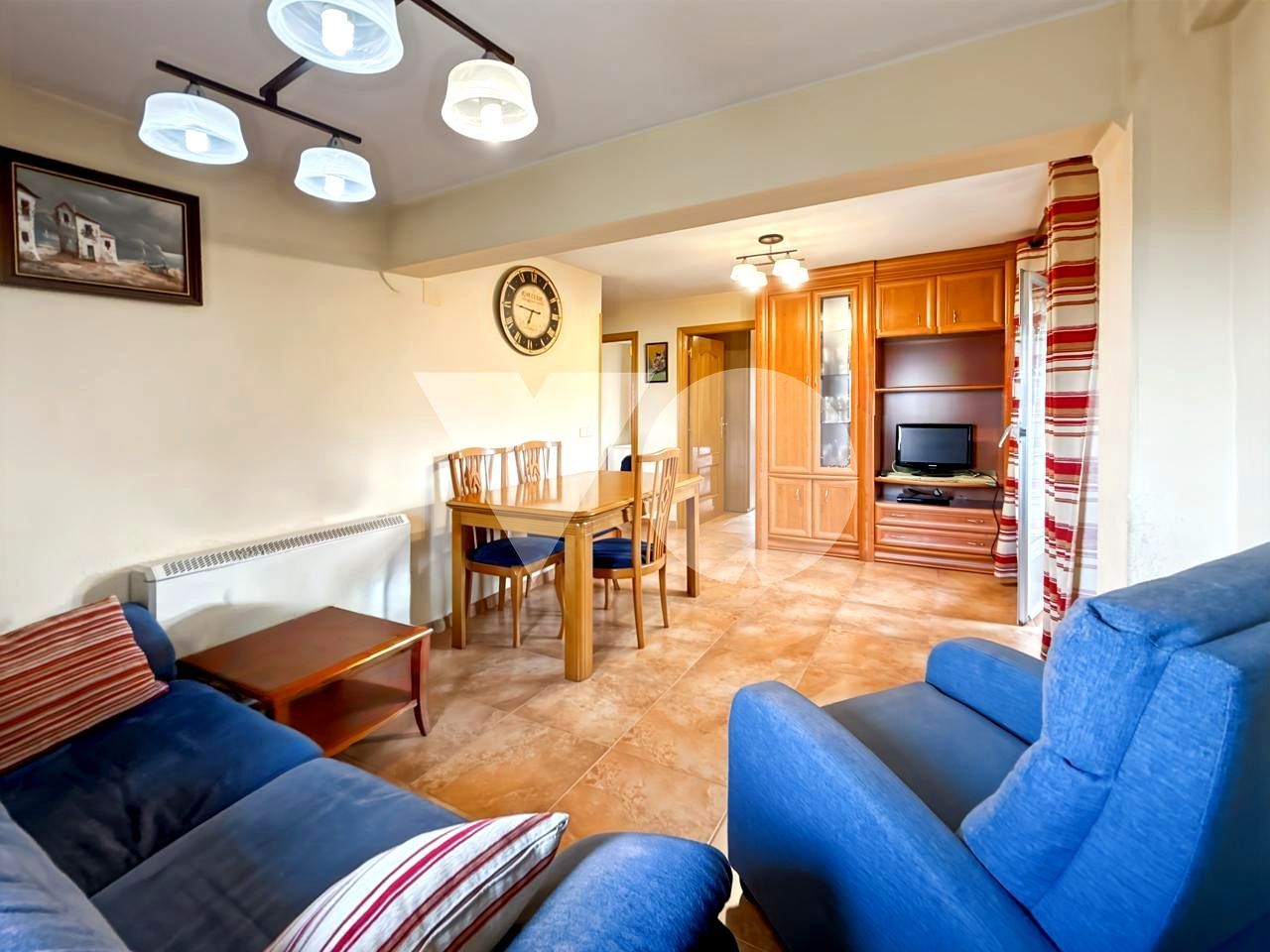 Sala d'estar de Pis en venda en  Madrid Capital amb Calefacció i Terrassa