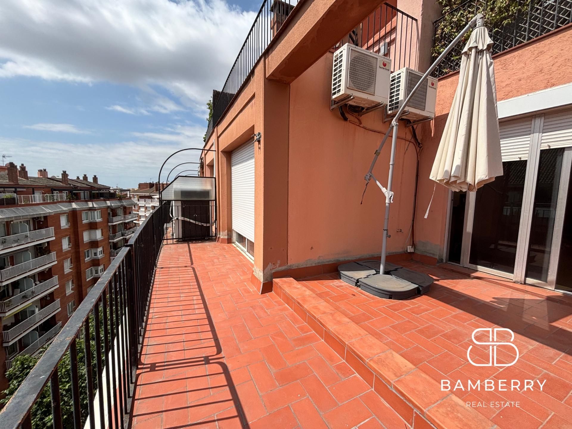 Terrace of Flat to rent in  Barcelona Capital  with Terrace and Balcony