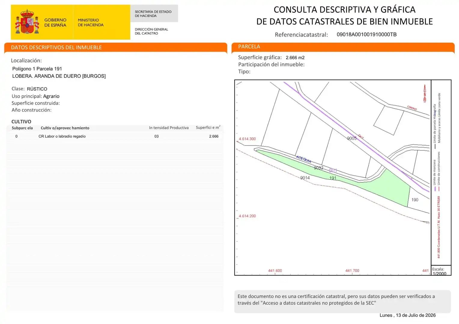 Terreno rústico en venta en Calle Diseminados 526, imagen 12