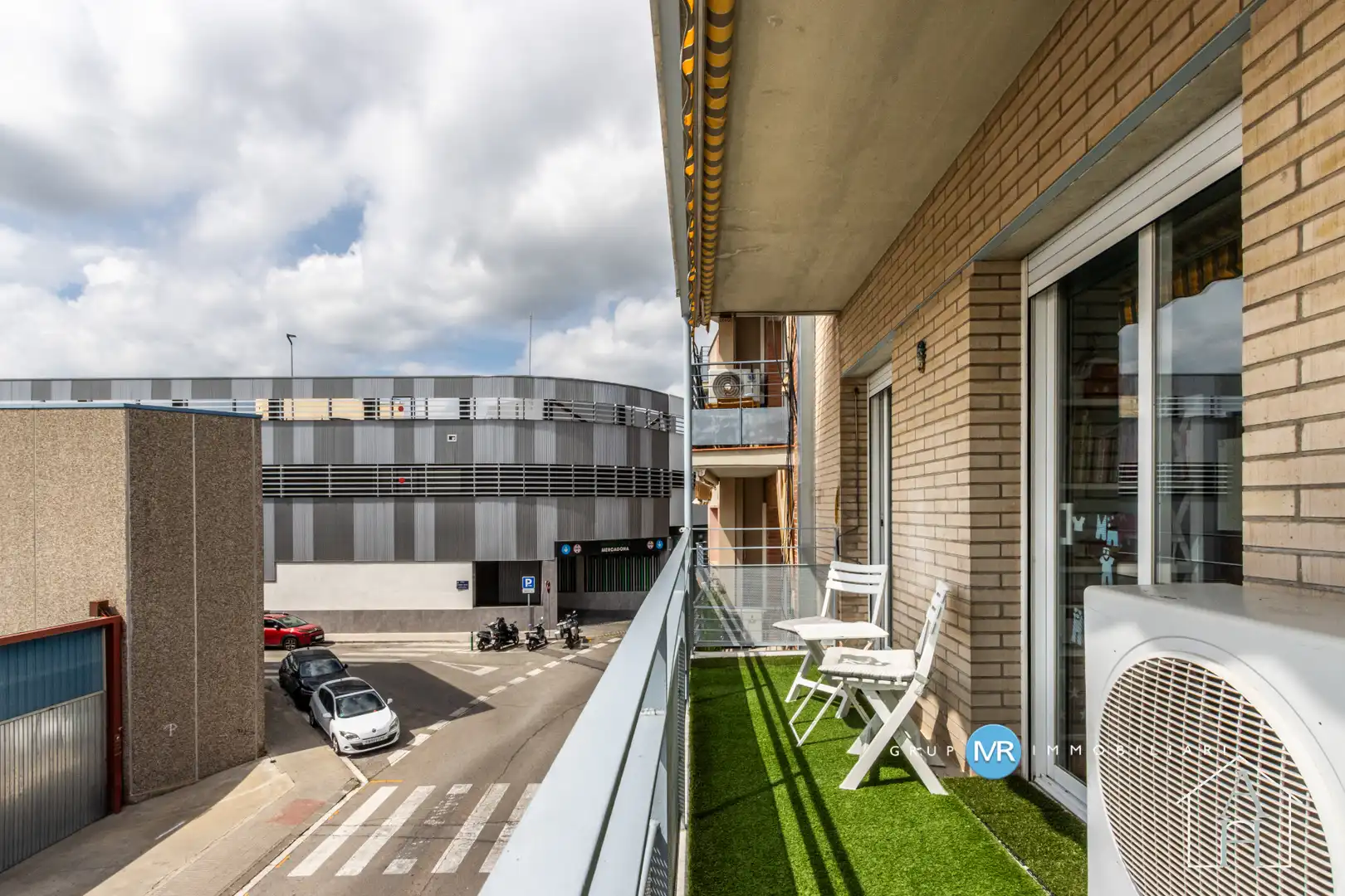 Terrace of Flat for sale in Terrassa  with Air Conditioner, Heating and Parquet flooring