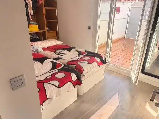Schlafzimmer von Maisonette zum Verkauf in Badajoz mit Klimaanlage, Parkett und Abstellraum