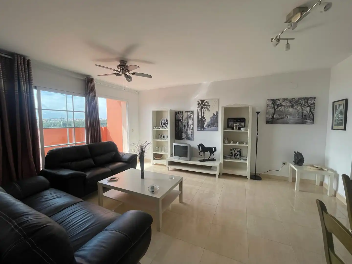 Living room of Apartments for rent in Manilva  with Air Conditioner, Heating and Terrace