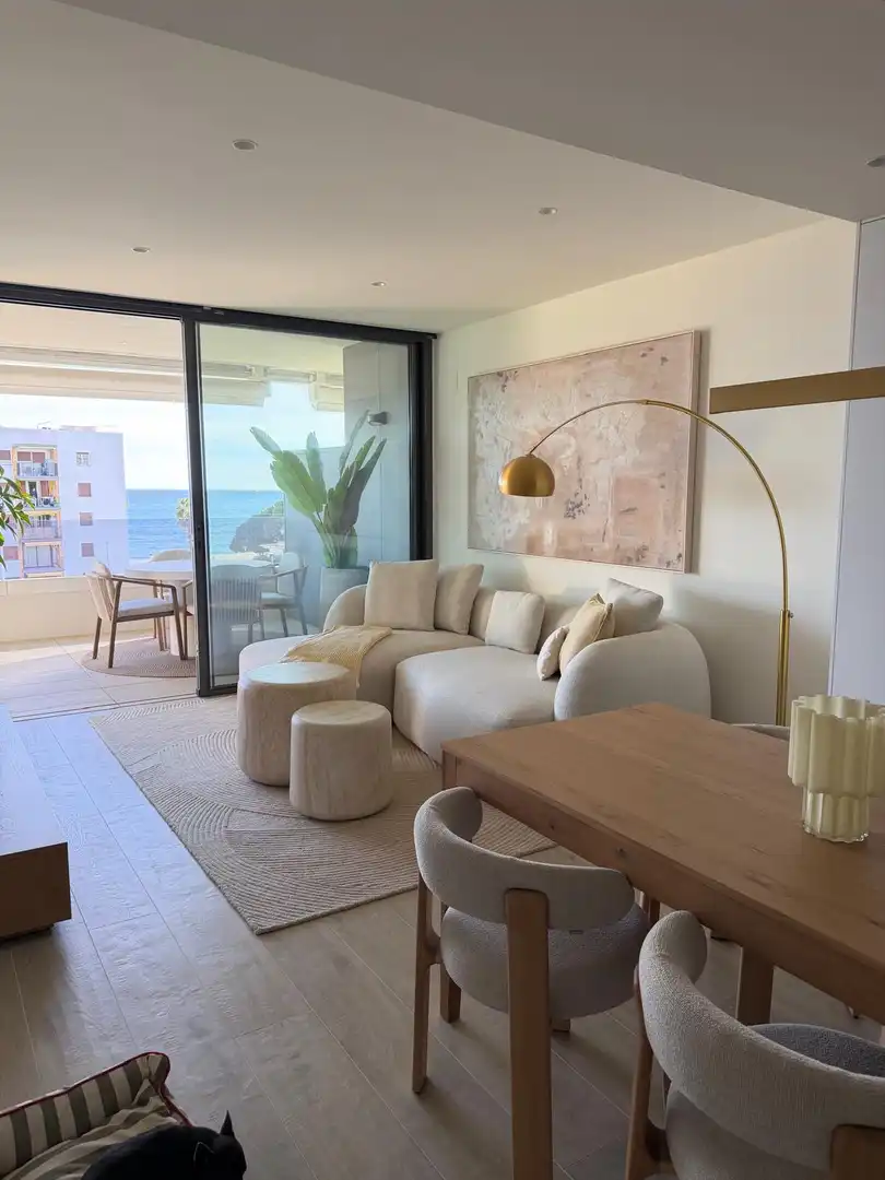 Wohnzimmer von Dachboden zum Verkauf in Cambrils mit Klimaanlage, Terrasse und Schwimmbad