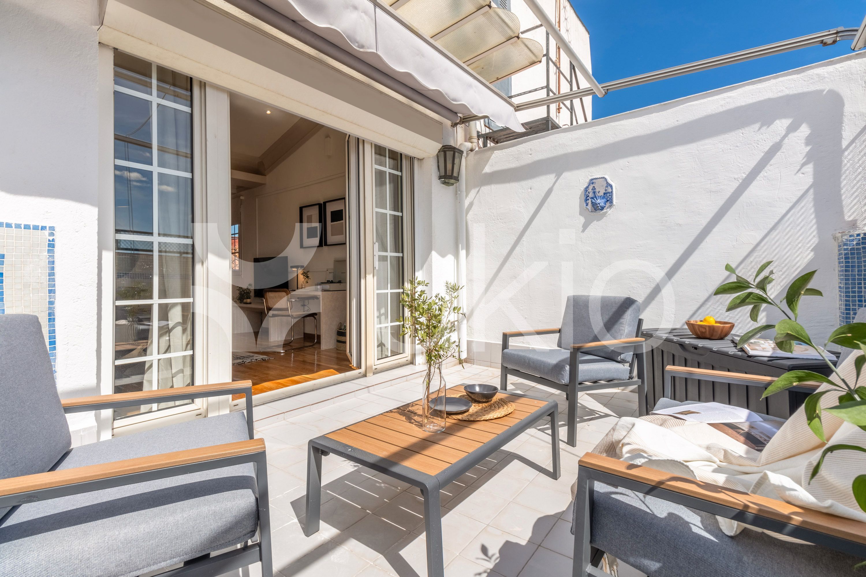 Terrace of Attic to rent in  Madrid Capital  with Air Conditioner, Heating and Terrace
