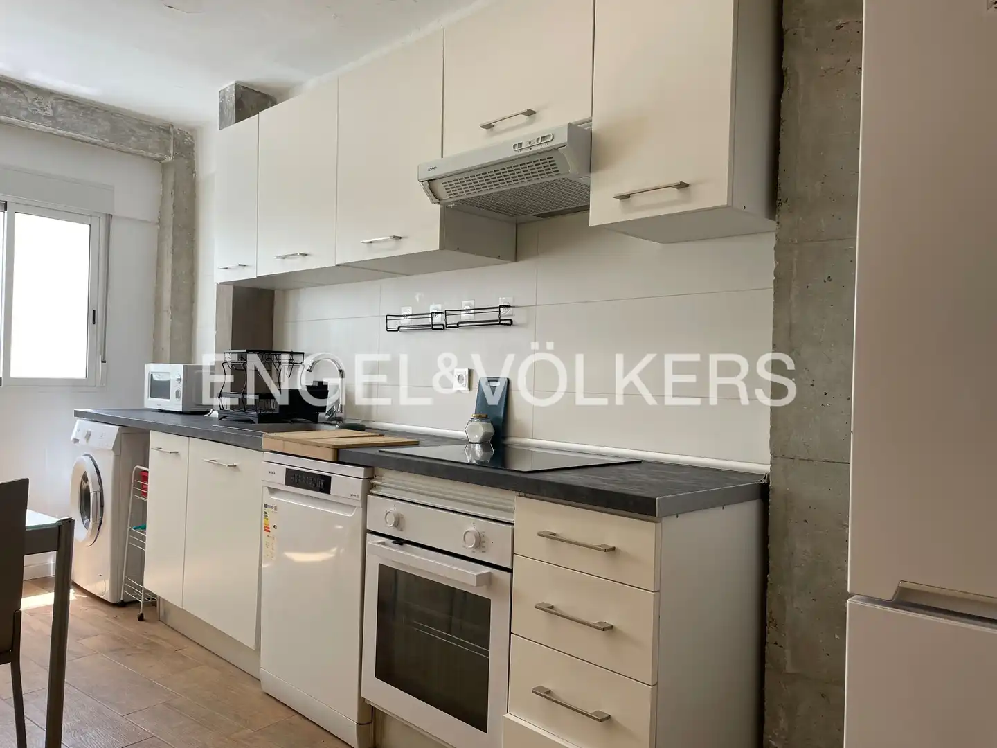 Küche von Wohnung zur Miete in Valencia mit Heizung