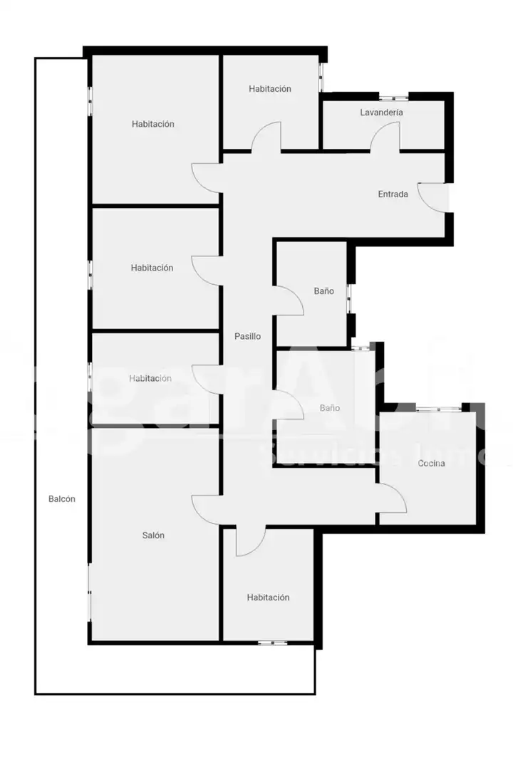 Piso en venta en Gandia con Terraza, Trastero y Amueblado