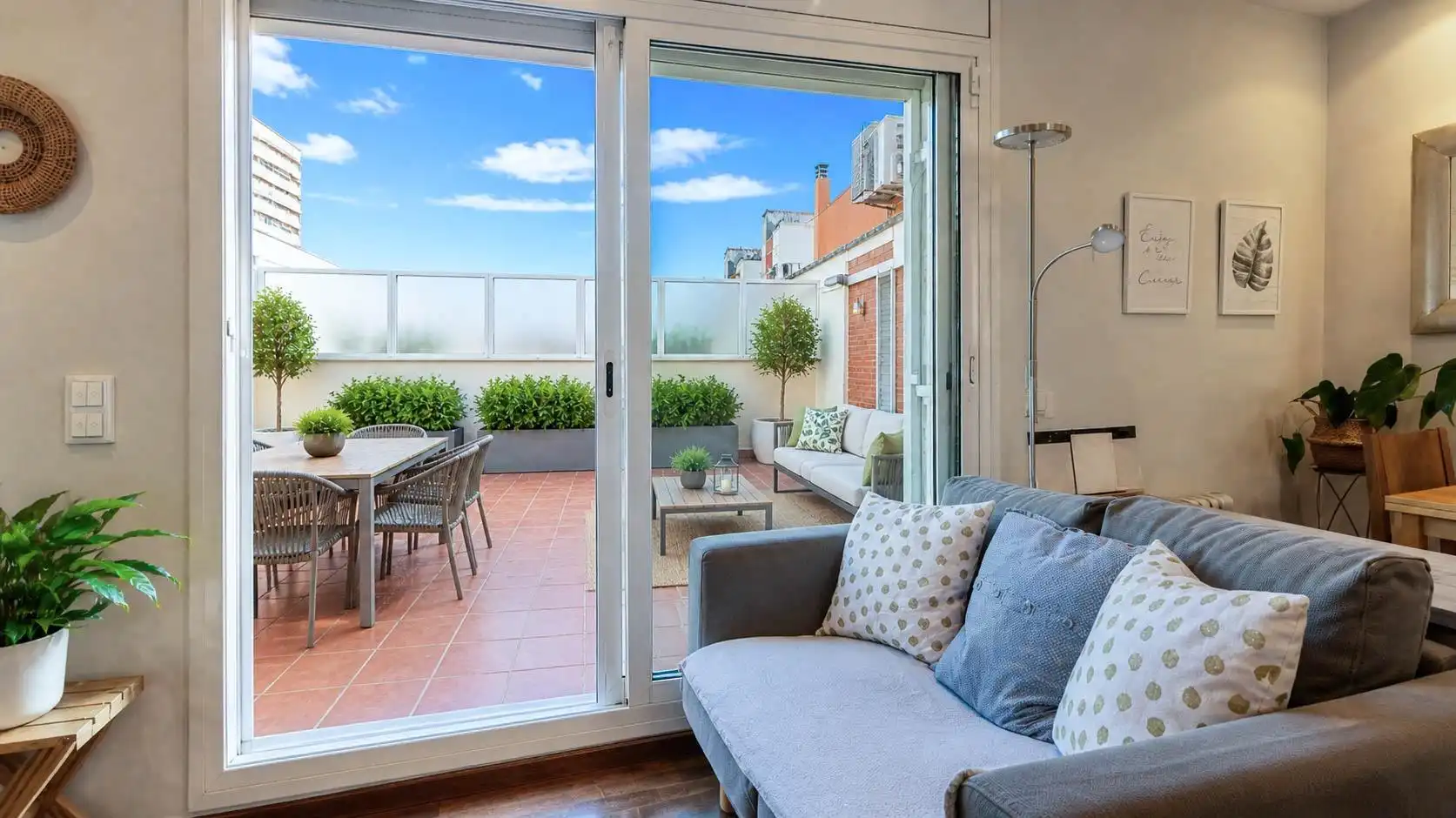 Terrace of Attic for sale in Barcelona  with Air Conditioner, Parquet flooring and Terrace