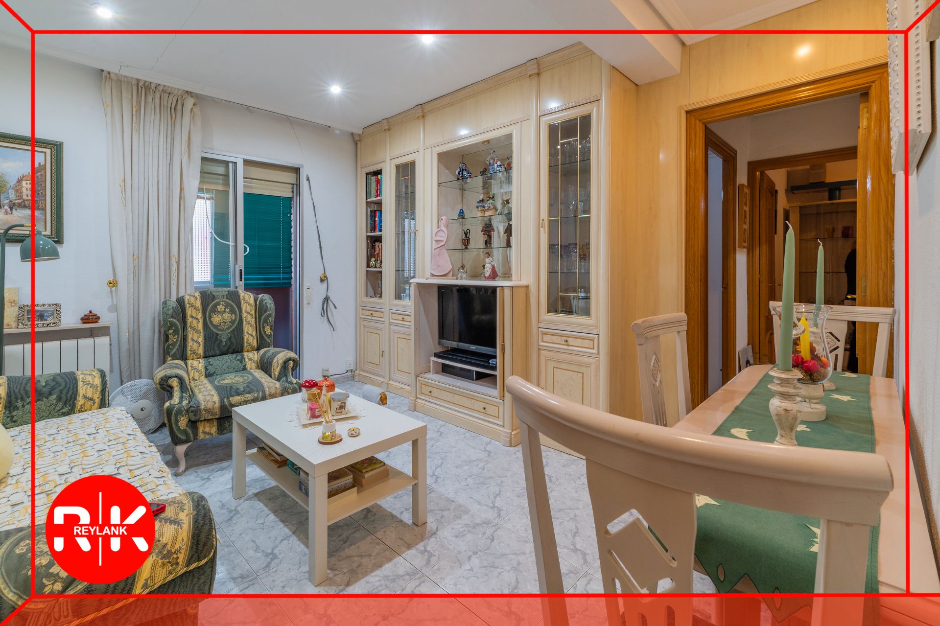 Living room of Flat for sale in San Fernando de Henares  with Heating, Terrace and Oven
