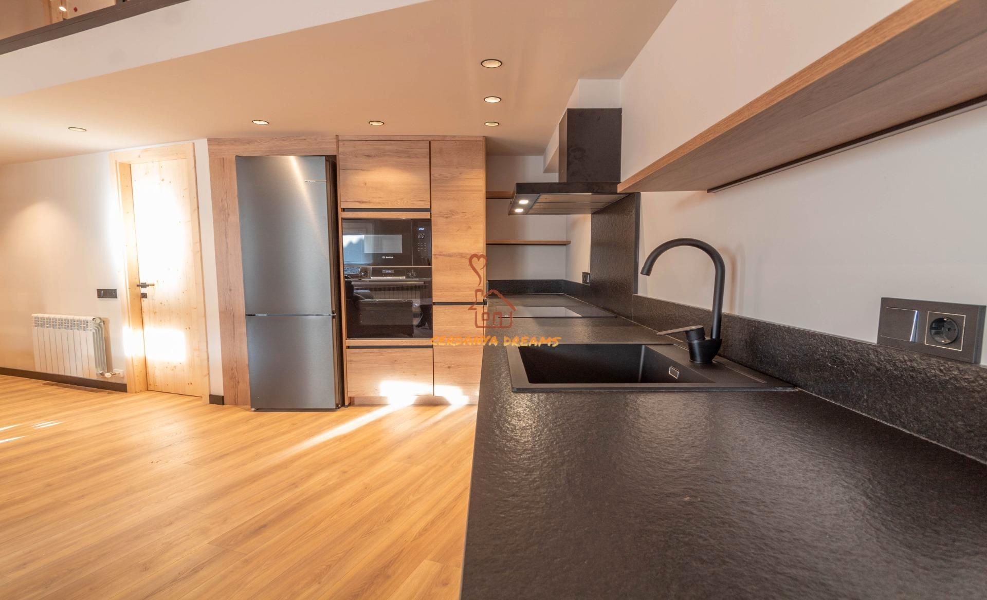 Kitchen of Duplex for sale in Riu de Cerdanya  with Heating, Parquet flooring and Furnished