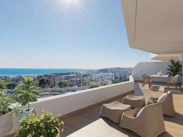 Apartament amb balcó en venda a Estepona Pueblo