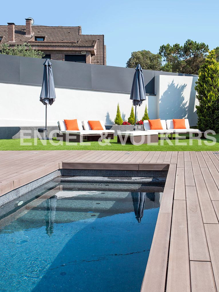 Terrace of House or chalet to rent in  Barcelona Capital  with Air Conditioner, Heating and Private garden