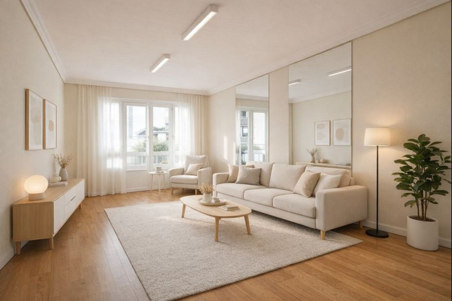 Sala d'estar de Pis en venda en Irun  amb Parquet, Traster i Balcó