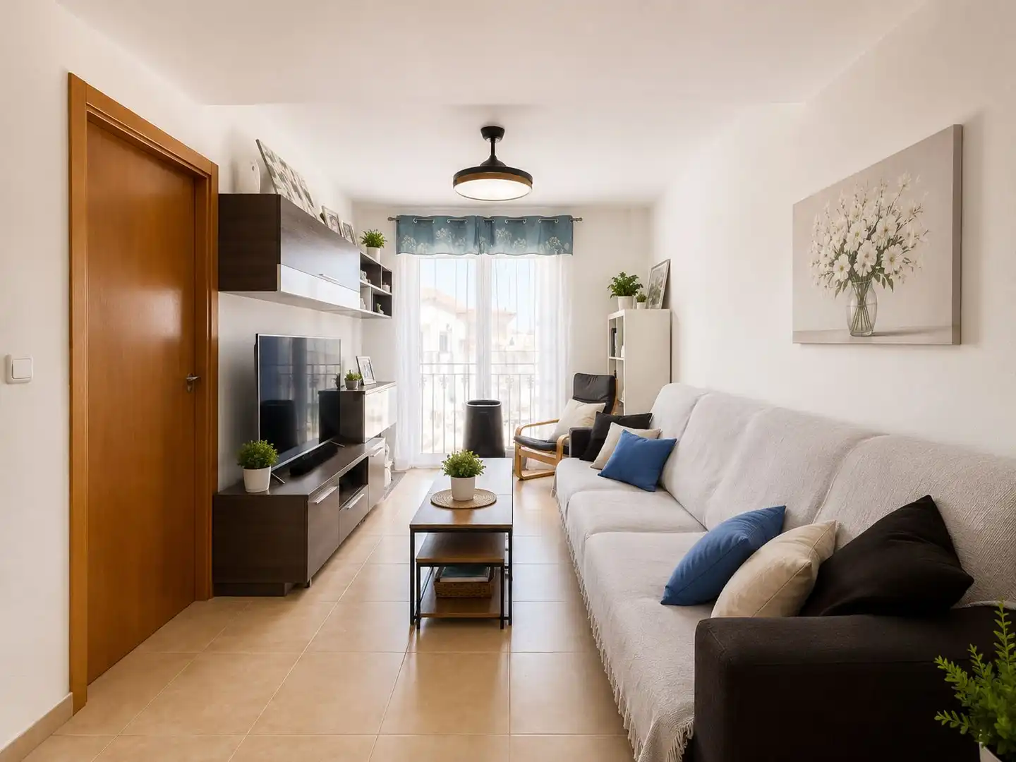 Wohnzimmer von Maisonette zum Verkauf in Murcia mit Klimaanlage, Heizung und Terrasse