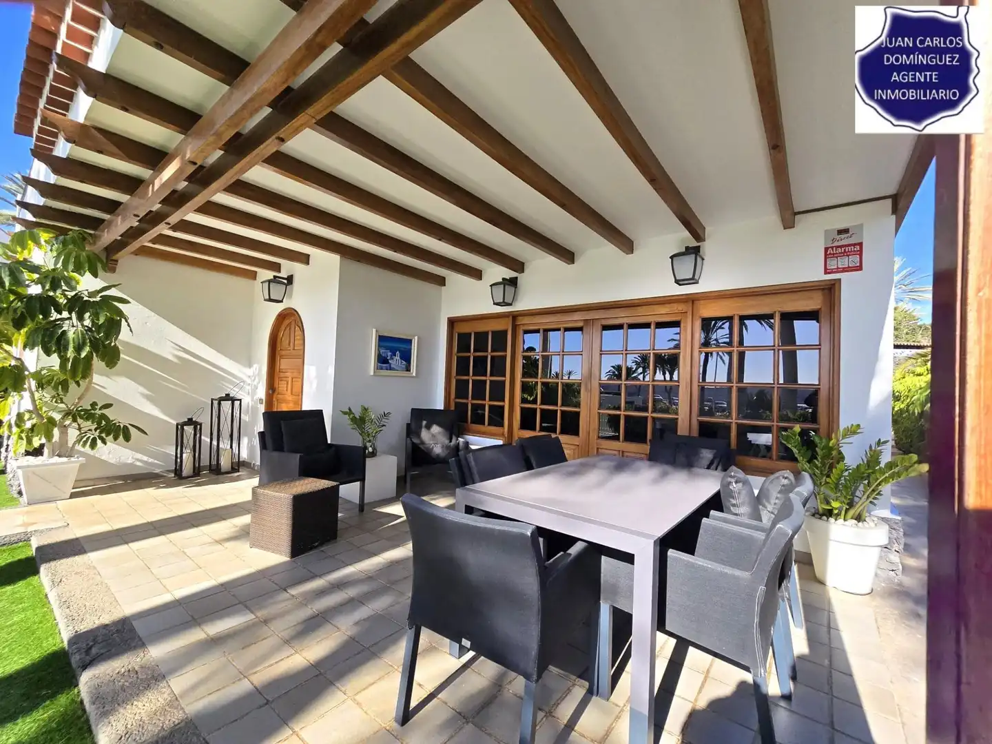 Terraza de Casa o chalet de alquiler en San Bartolomé de Tirajana con Aire acondicionado, Jardín privado y Terraza