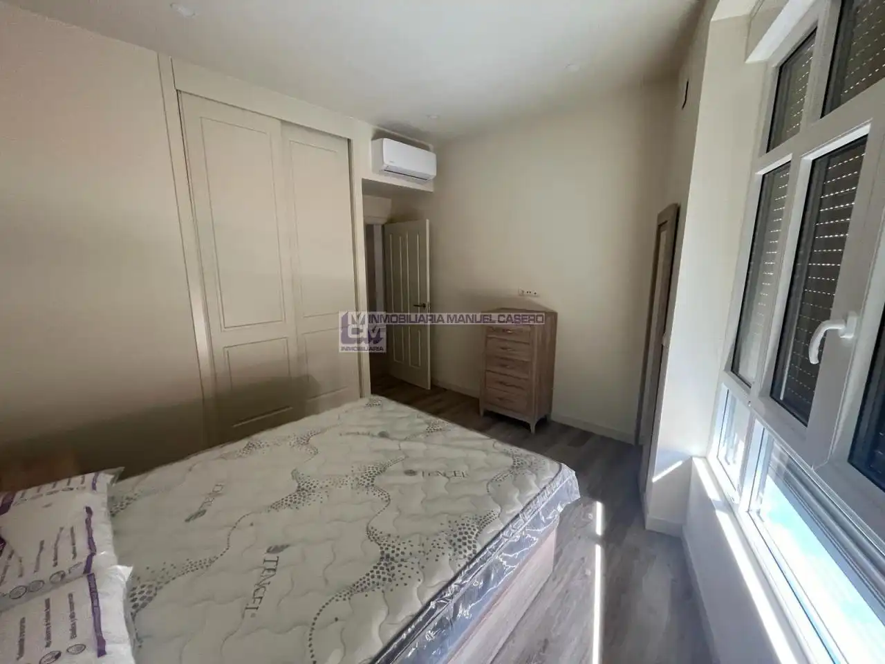 Bedroom of Apartments for rent in Cáceres  with Air Conditioner, Heating and Furnished