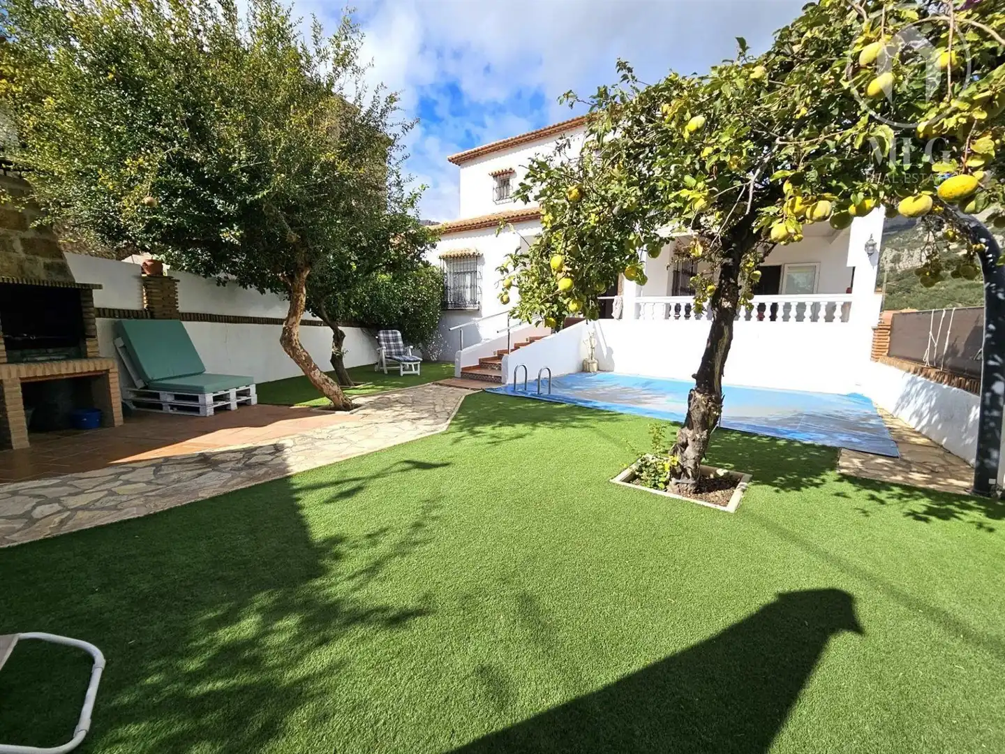 Jardín de Casa o chalet en venta en Alfarnatejo con Calefacción, Terraza y Trastero