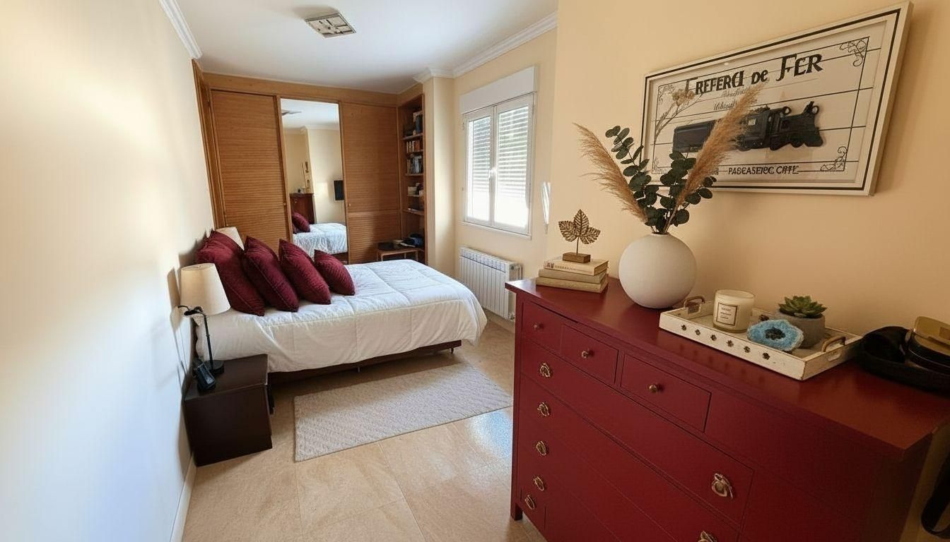 Bedroom of Flat for sale in La Roda  with Air Conditioner, Heating and Terrace
