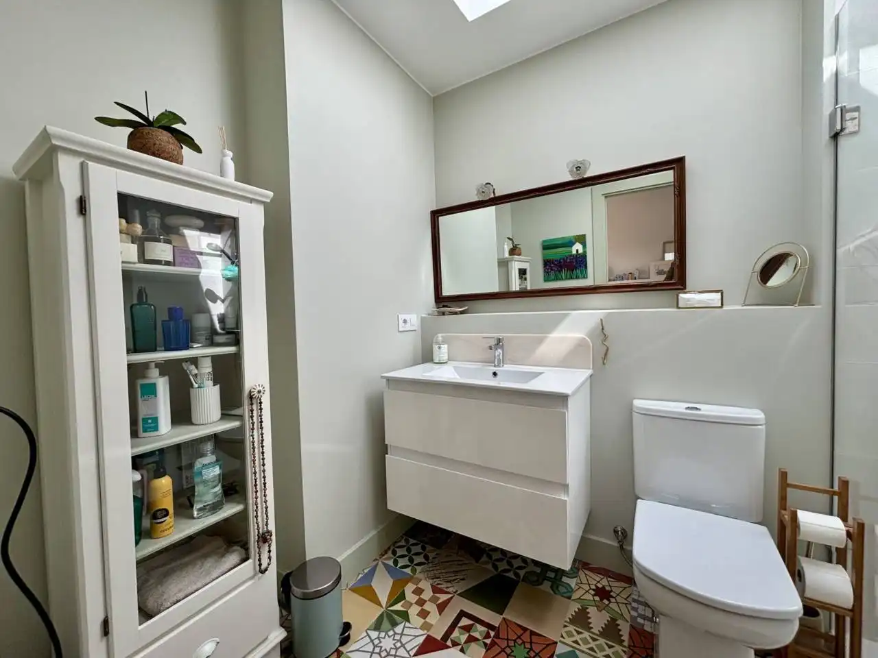 Baño de Piso de alquiler en Sant Feliu de Guíxols con Terraza y Amueblado
