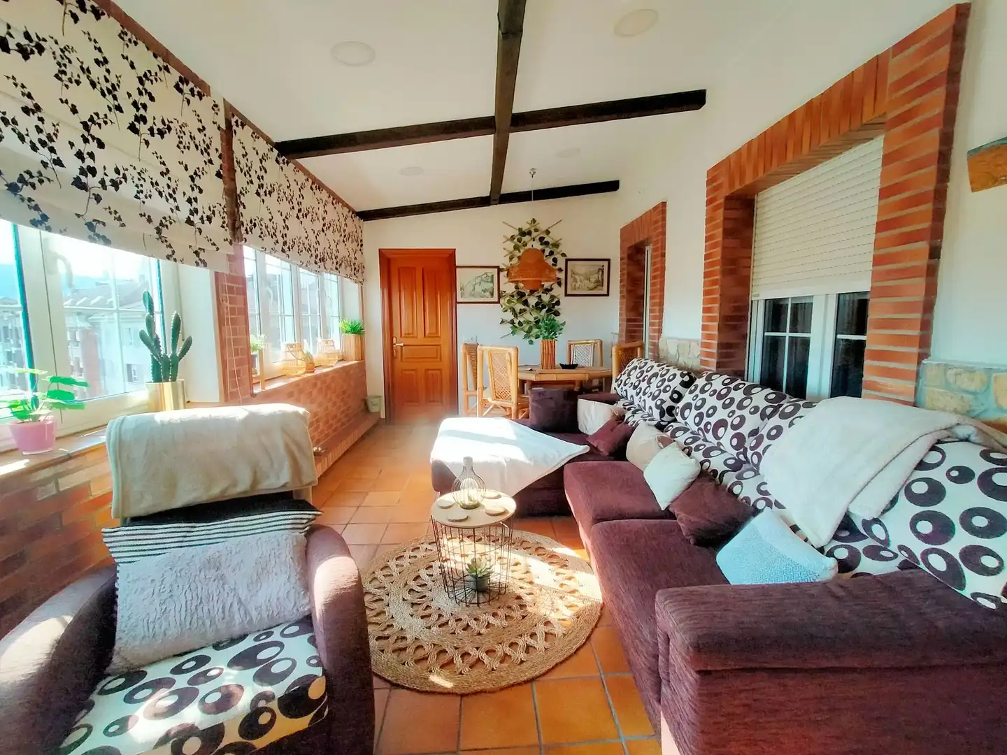 Wohnzimmer von Dachboden zum Verkauf in Pravia mit Heizung, Terrasse und Möbliert