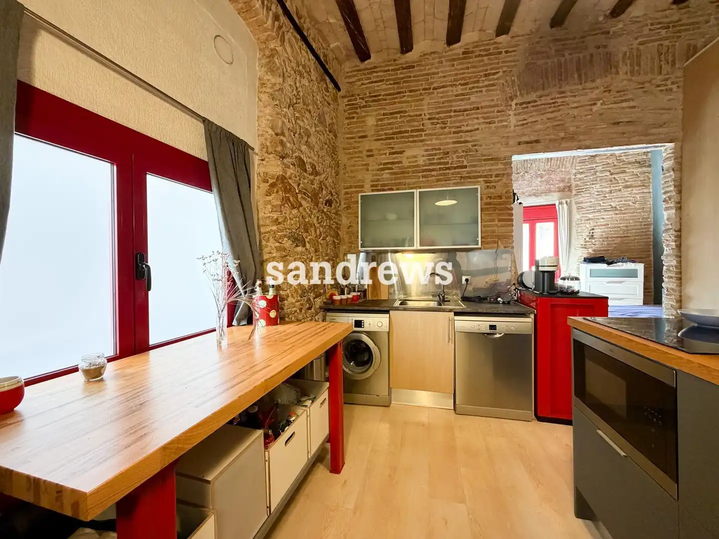 Kitchen of Flat for sale in Figueres  with Heating