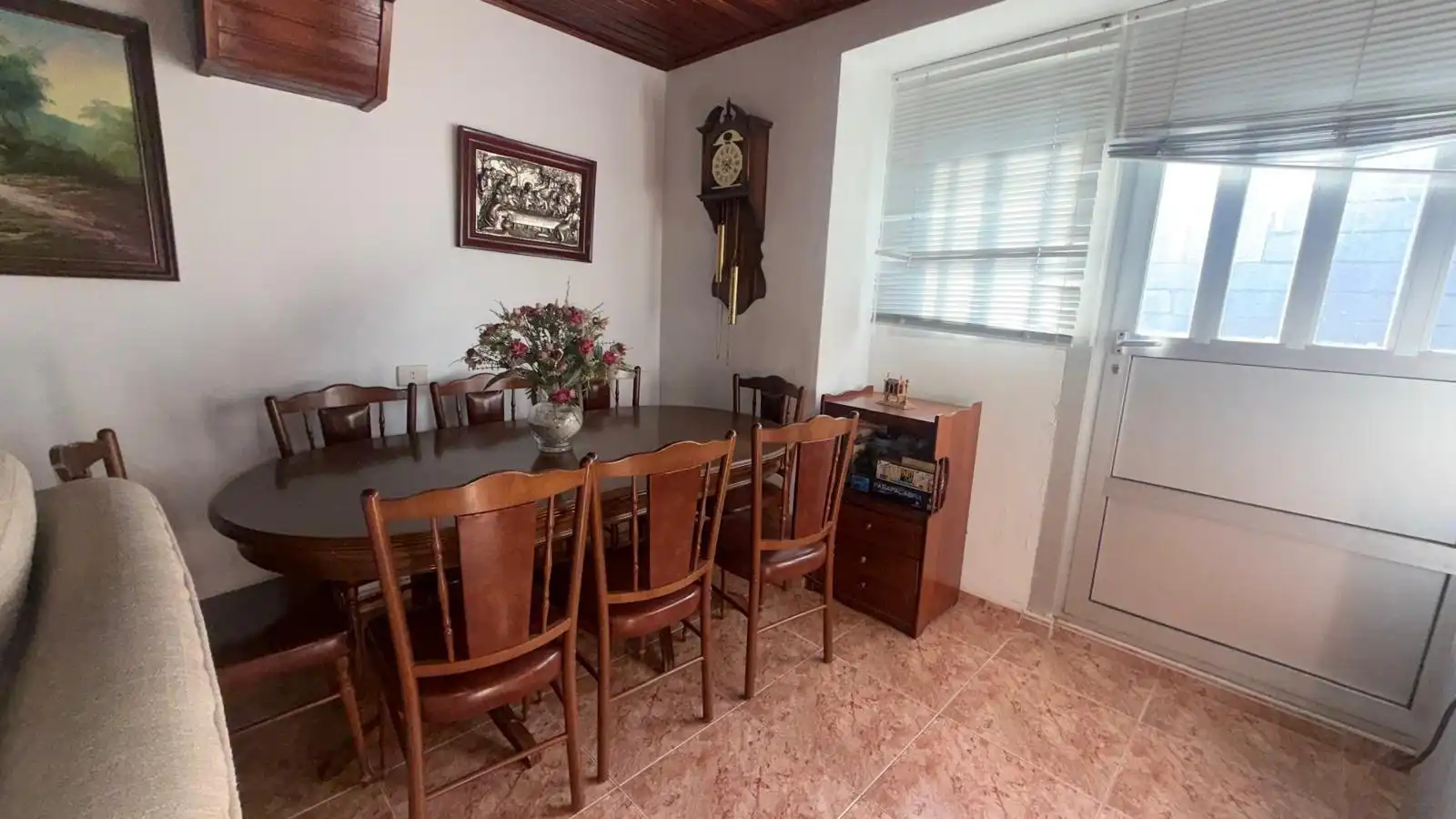 Menjador de Casa o xalet de lloguer en Trasmiras amb Calefacció, Moblat i Balcó