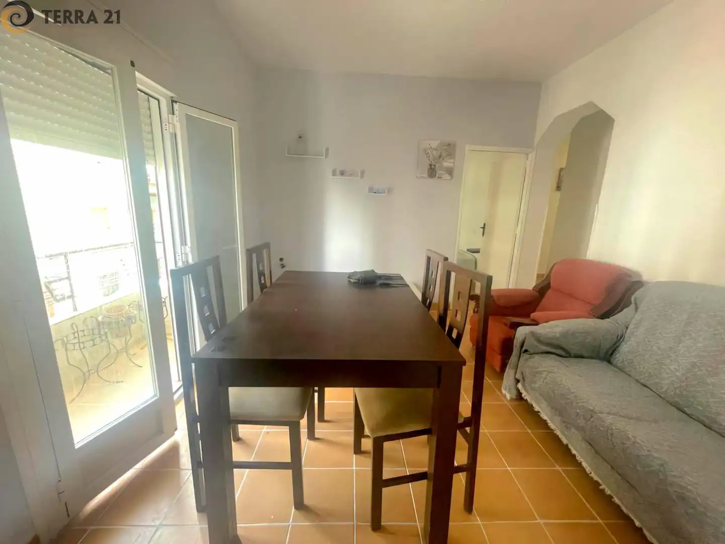 Comedor de Piso de alquiler en Jaén con Amueblado y Balcón