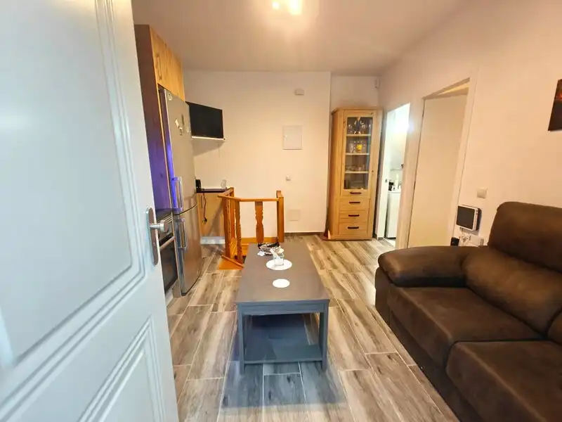 Sala d'estar de Dúplex en venda en  Madrid Capital amb Aire condicionat, Calefacció i Moblat