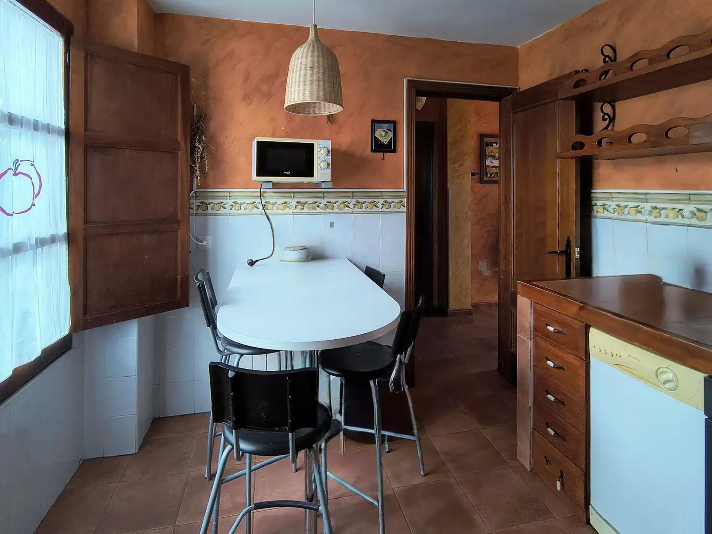 Cocina de Casa adosada en venta en Olmeda de las Fuentes con Calefacción y Terraza