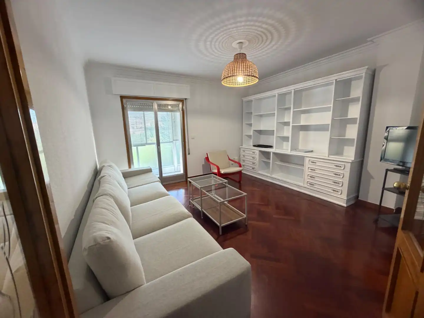 Sala de estar de Piso de alquiler en Ourense Capital  con Calefacción, Terraza y Amueblado