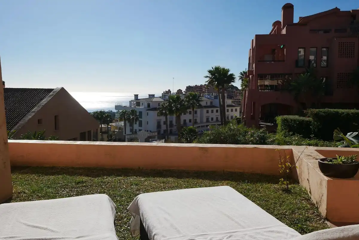 Terrassa de Planta baixa en venda en Mijas amb Aire condicionat, Jardí privat i Terrassa